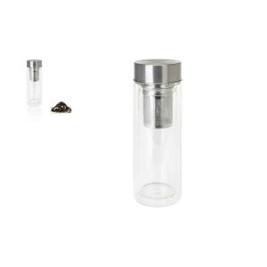 Kulacs Üveg 300ml Teafilterrel CD1000410