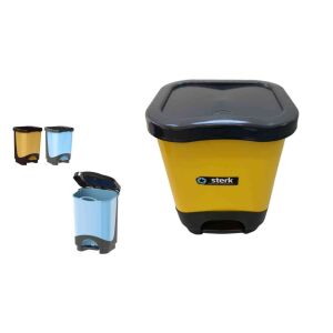 Pedálos Szemetes Szögletes Casandra 13 Literes 143805651 - Lakberendezés