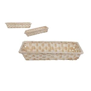 Bambusz Kosár 208-5231 - 31*12*H6cm 143805688 - Tárolódoboz & kosár