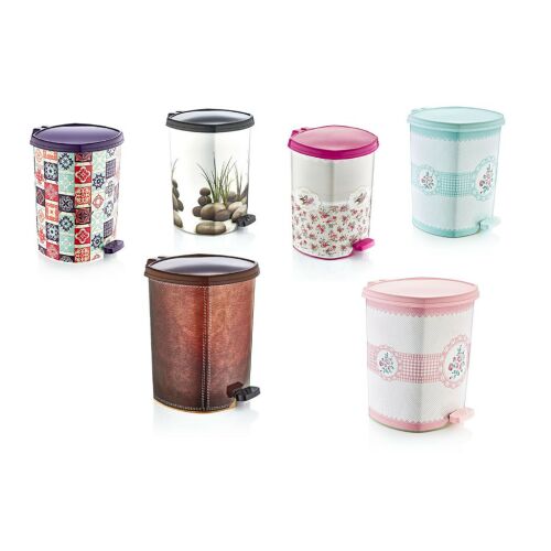 Pedálos Szemetes Dekoros 11 Literes D010 143805751