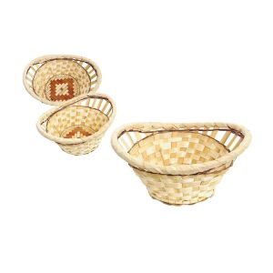 Bambusz Kosár Csónak 8-2031 - 20*15*H6/8cm 143805980 - Tárolódoboz & kosár
