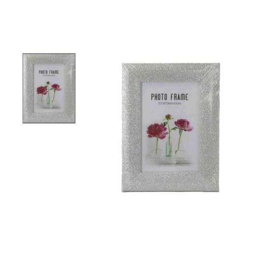 Lu-01 Ezüst Képkeret 9x13cm, elegáns fotó megjelenítés - Képkeret