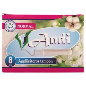 Andi Applikátoros Tampon Normál 8 Darabos 143806014 - Tampon