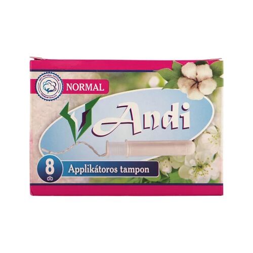Andi Applikátoros Tampon Normál 8 Darabos