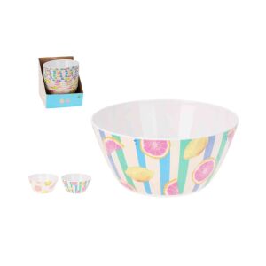 Tál Melamin 25cm Gyümölcs Dekor 177601980 143806106 - Tál
