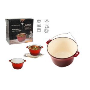 Bogrács Öntvény Zománcozott Heinner 3 Literes