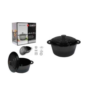 Lábas Öntvény Zománcozott Marble Grey 2.9 Literes Fedővel 143806111 - Főzőedény & Sütőedény