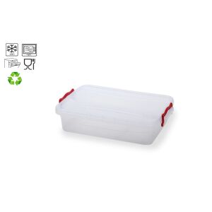 Tároló Szögletes Lapos 1,5 Literes Füllel K117 143806133 - Tárolódoboz & kosár