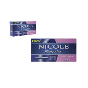 Applikátoros Tampon Nicole Regular 8 Darabos Super
