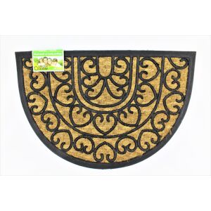 Lábtörlő Gumi Kókuszbetétes Félkör 143806300 - Dekoráció