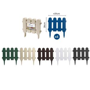 Kerítés Műanyag Leszúrható H28cm*39cm 4 Darabos 143806314 - Kertépítés