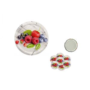 Menetes Tető 82mm 10 Darabos Gyümölcsök Dekoros 143806461 - Ételtárolás