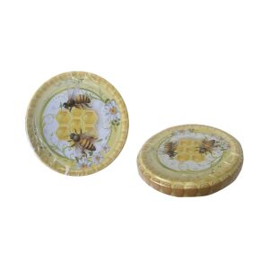 Menetes Tető 82mm 10 Darabos Mézes Dekoros 143806462 - Ételtárolás