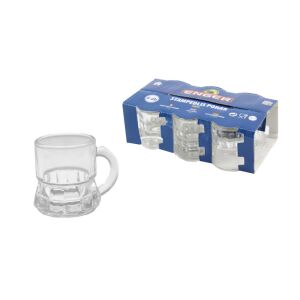 Pohár Üveg Stampedlis Füles 6db eng-174 143806478 - Pohár