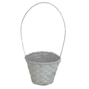 Bambusz Flor. Fehér 66-38/W - D13*H9,5/29cm 143806575 - Kaspó