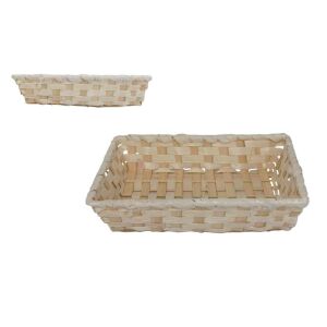 Bambusz Kosár 208-3320 - 26*20*H6cm 143806580 - Tárolódoboz & kosár