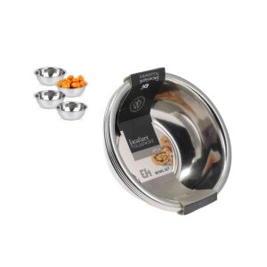 Tál Inox 4 Darabos 11*H4.2cm A12404910 143806659 - Tál