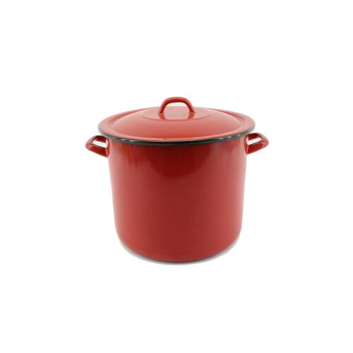 Zománcozott Fazék+Fedő 15 Literes 28cm