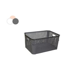 Kosár Szögletes Rattan Hatású 2.5 Literes 143806931 - Tárolódoboz & kosár
