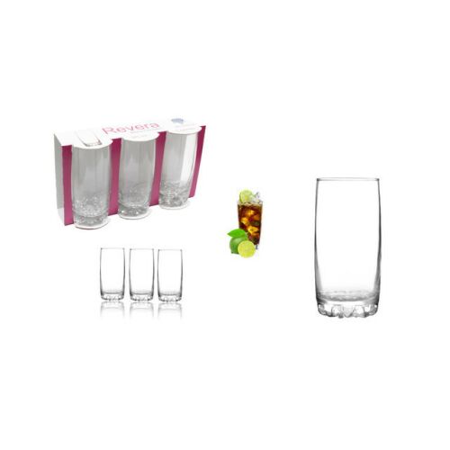 Pohár Üveg Üdítős Revera 370ml 3 Darabos 143807081