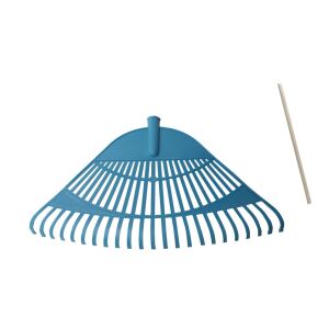 Lombseprű Műanyag Kicsi 55cm 23 fogú Nyéllel SZíNES 143807108 - Kézi kerti szerszám