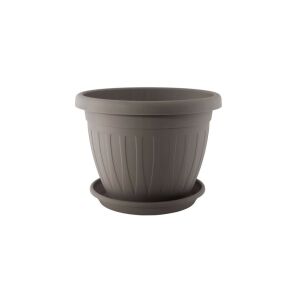 Virágcserép+Alátét Venecia 45cm Mokka 143807152 - Kert