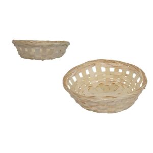 Bambusz Kosár 208-74 - D20*H5cm 143807292 - Tárolódoboz & kosár