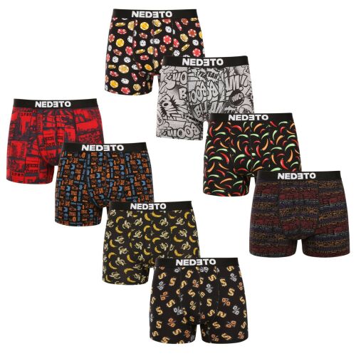 8PACK Férfi boxeralsó Nedeto többszínű (8NBV2) M 143807683