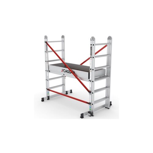 Cagsan STELLA Összecsukható Létra Állványzat (Munkamagasság: 4,3m) 143808251