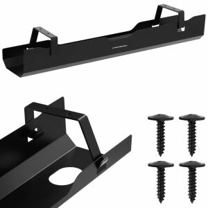 Asztal alatti kábelrendező polcfedél 600x135x108 mm FEKETE 143811985 - Kábel