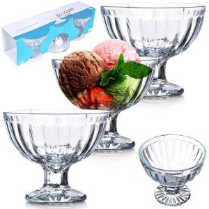 Üveg fagylaltpoharak 180 ml 3 db. 143813078 - Fagylaltos kehely