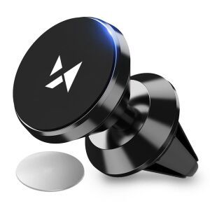 Mágneses telefontartó autórácsra, fekete 143813237 - Autós pohártartó