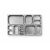 Acél fedél GN Kitchen Line edényekhez, kivágással GN 1/4 merőkanalhoz - Hendi 806951 143814057