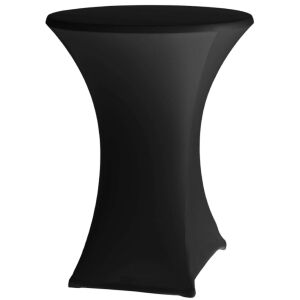 Symposium kerek terítő cateringhez, átmérő 70cm - fekete