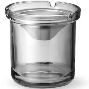 Üveg hamutartó acélbetéttel, átmérő 98 x 99 mm 143817823 - Dohányzás kiegészítő