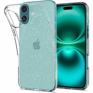 Etui ochronne na iPhone 16 Plus Liquid Crystal - przezroczysto-brokatowe
