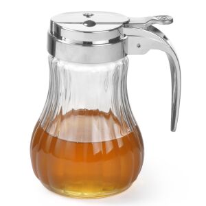 Mézadagoló üveg átmérője 80 mm, magasság 115 mm - Hendi 452424 143818876 - Konyhai segédeszköz