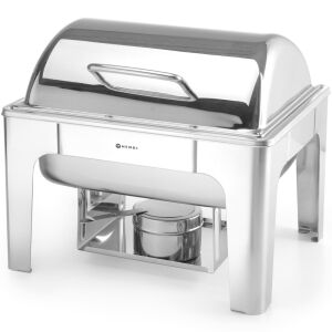 Ételmelegítő gyertyapasztához, polírozott acél, GN 1/2 143820511 - Konyhai eszköz