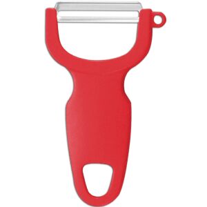 Vízszintes gyümölcs- és zöldséghámozó, 110 mm hosszú, piros 143821524 - Hámozó