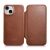 iPhone 14 Plus bőrtok mágneses patenttal, MagSafe CE olajviasz prémium bőr, barna 143822089