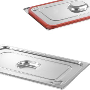 Fedél GN Profi Line tartályhoz szilikon tömítéssel GN1/6 176x162mm rozsdamentes acél - Hendi 802656 143824188 - Főzőedény & Sütőedény