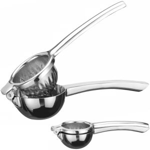 Kézi citrusfacsaró lime-hoz, acél, átmérő 75 mm 143825724 - Kézi aprító, Kézi mixer, Gyümölcscentrifuga és préselő és Elektromos tésztagép