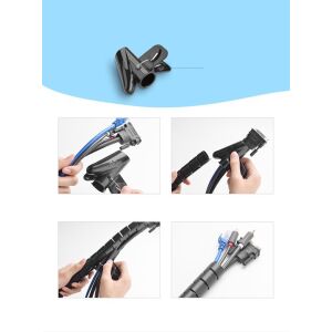 Kábelrendező fedél 3m fekete