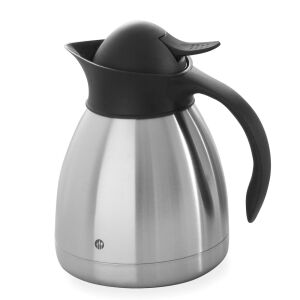 Termosz, vendéglátóipari termosz kávéhoz, duplafalú, acél, 1L - Hendi 446508