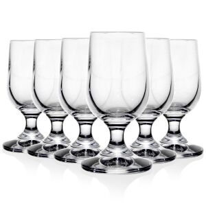 Vodkás poharak, üveg, száron, 20 ml, 6 db. 143827357 - Pohár