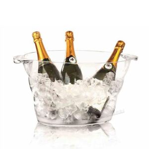 Ovális műanyag tál pezsgőnek vagy puncsnak SAN 47x29x23cm - Hendi 593165