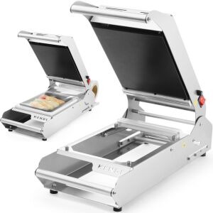 Tálca- és pohárzáró PE mátrixszal 700 W - Hendi 330005 143828284 - Vákuumos fóliahegesztő