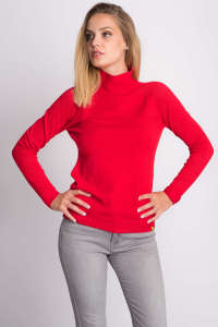Budmil női kötött Pulóver #piros 30422764