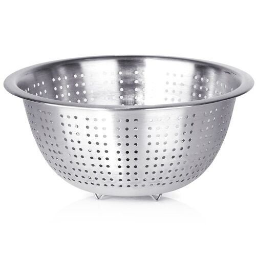 Rozsdamentes acél konyhai szűrő tál, 24 cm - Konyha és étkezés