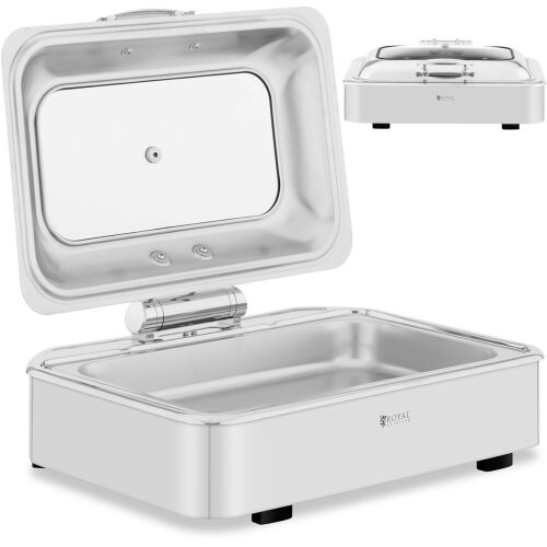 Vizesasztalos ételmelegítő ablakkal GN 1/1 8,5 l